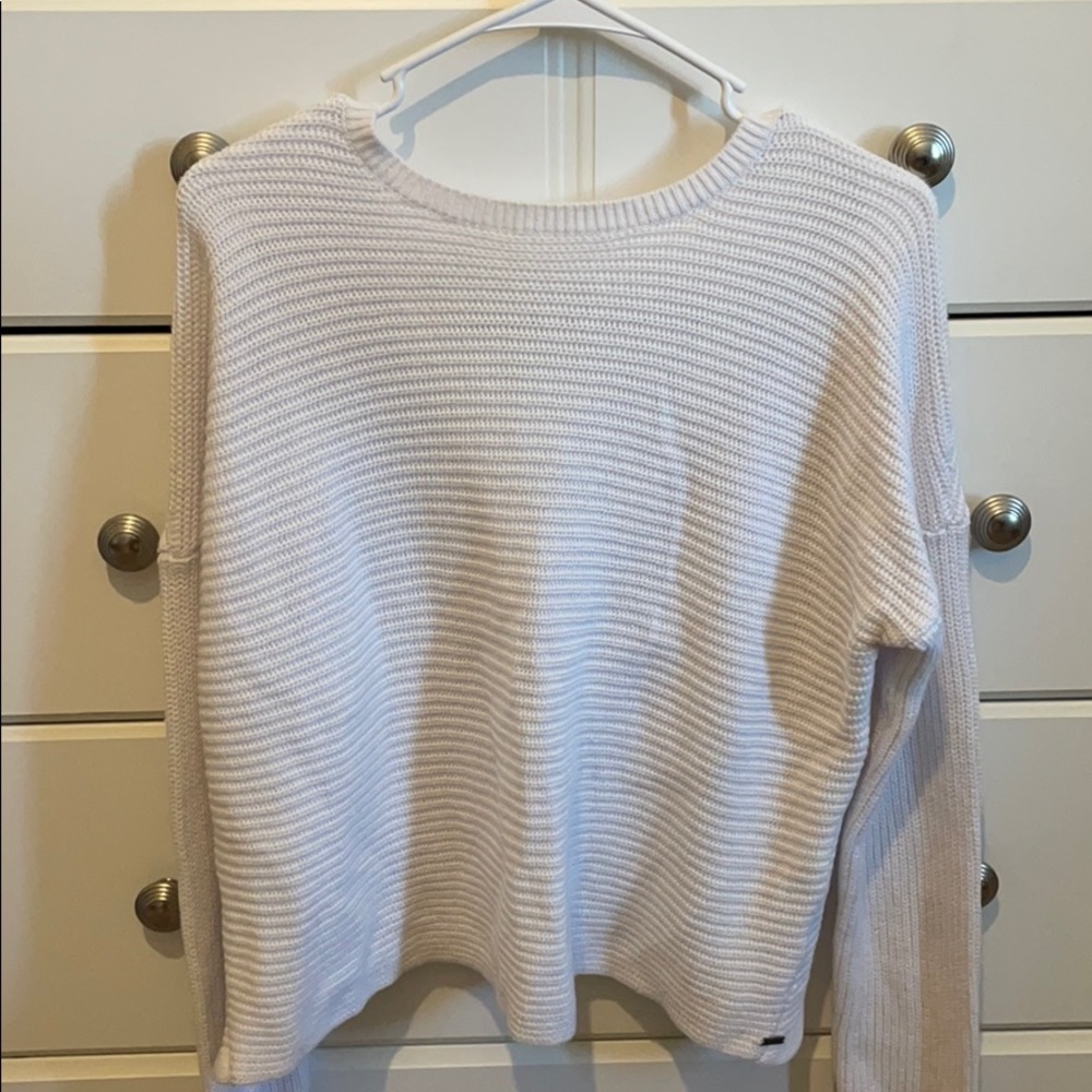 Open back sweater